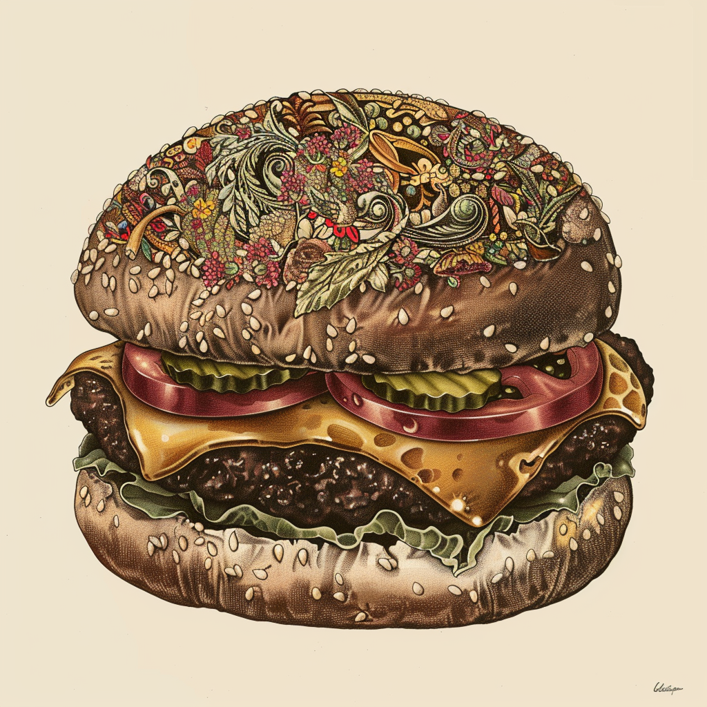 Fancy Cheeseburger Image